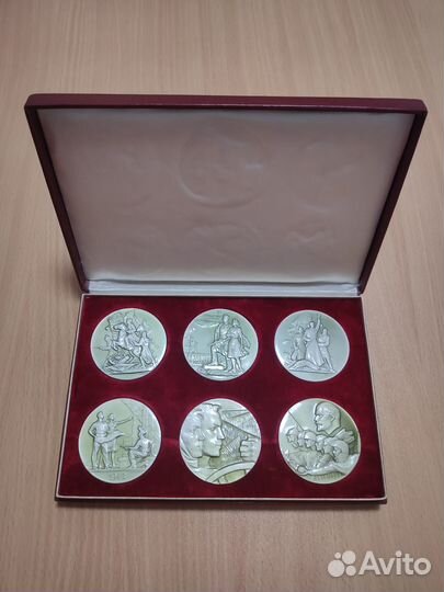 СССР Настольные медали алюминий + алюминий лак