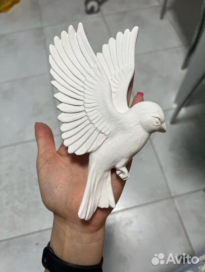 Птицы для декора из гипса