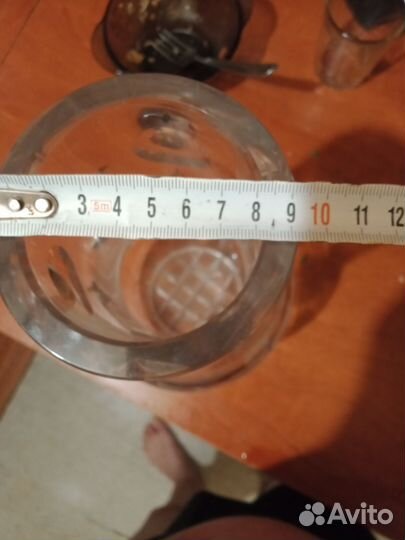 Ваза для цветов хрустальная