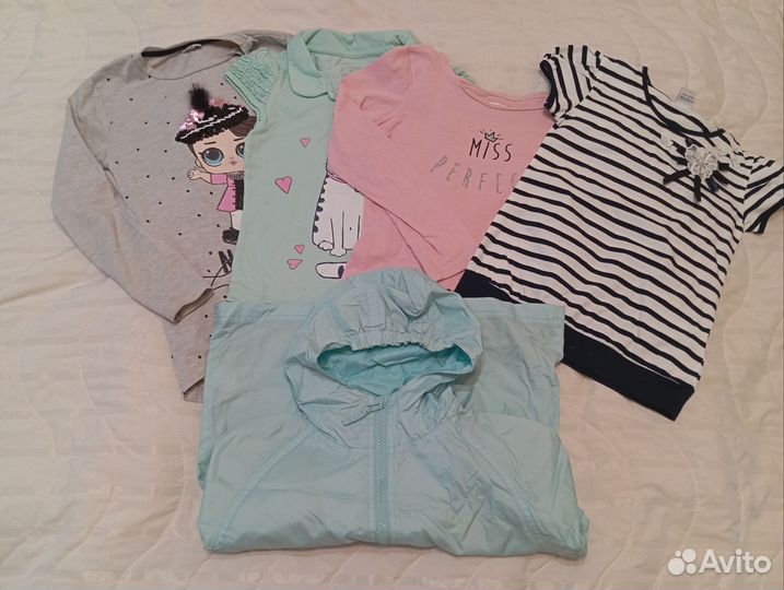 Одежда пакетом на девочку 128 134