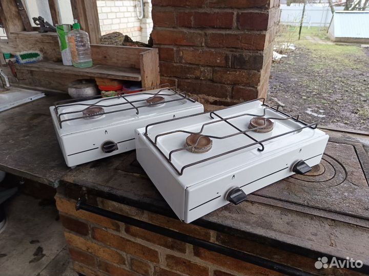 Настольная газовая плита 2 конфорки