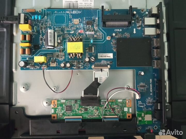 Телевизор digma DM-LED43UBB31 по запчастям