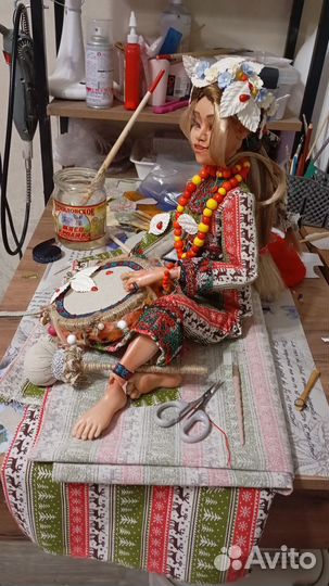 Авторская кукла из запекаемого пластика