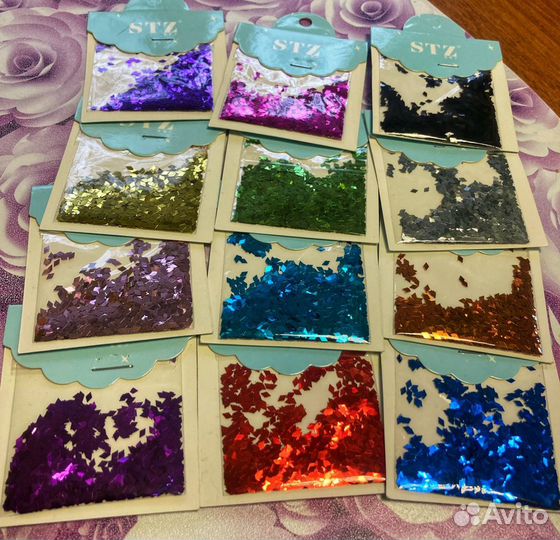 Блестки для маникюра