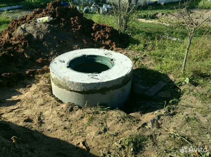 Кольца жби для бетонного септика и канализации