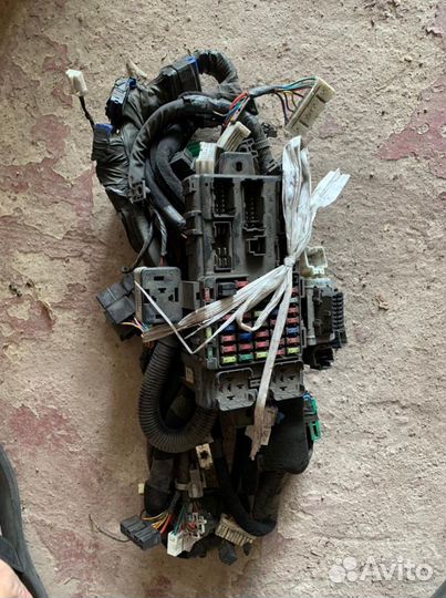 Проводка главная с блоком Хендай сантафе Классик