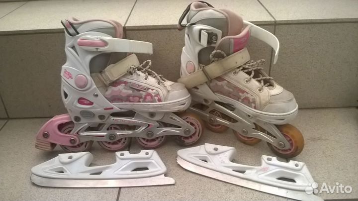 Коньки- ролики раздвижные