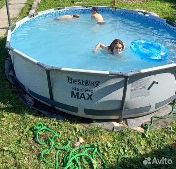 Каркасный бассейн бу