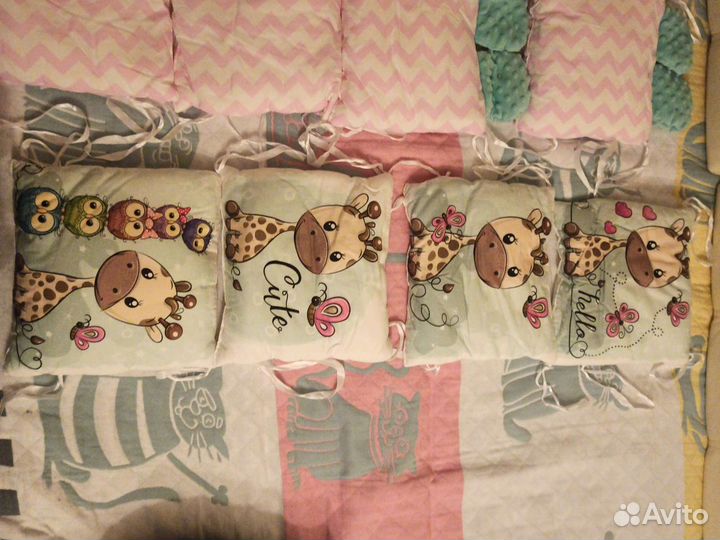 Бортики для кроватки