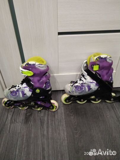 Роликовые коньки детские раздвижные