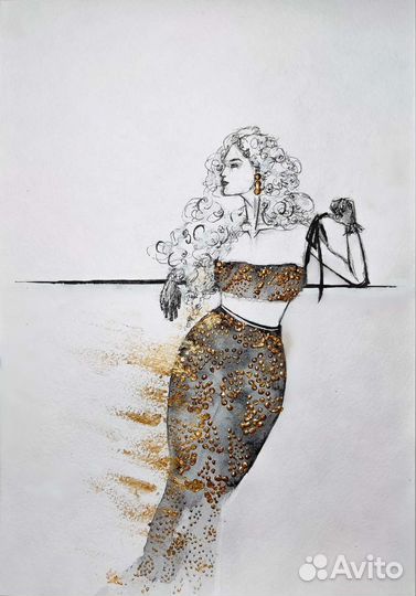 Интерьерная картина, иллюстрация на заказ