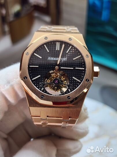 Часы Audemars Piguet Royal Oak 41 Rose Gold Black