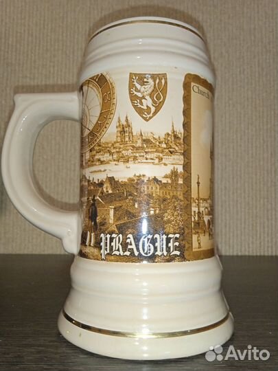 Большая пивная кружка из Праги