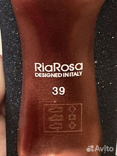 Туфли RiaRosa с блестками