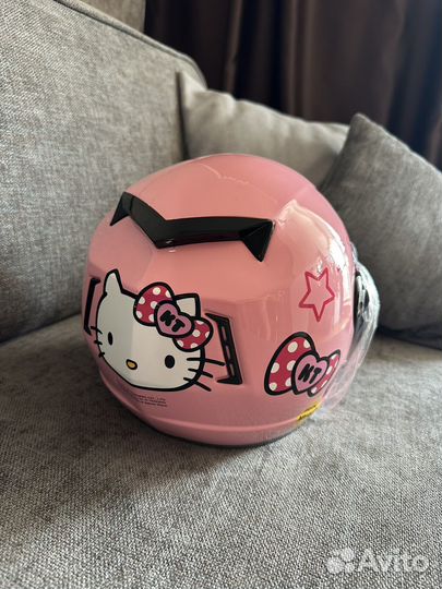 Шлем для мопеда hello kitty