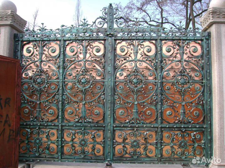 Ворота,Ворота кованые,Ворота металлические