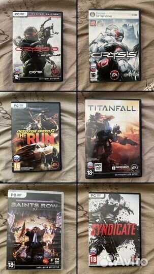 Лицензионные игры pc / Диски pc / dvd / jewel