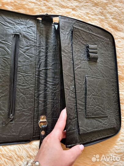 Кожаная папка для Документов бу