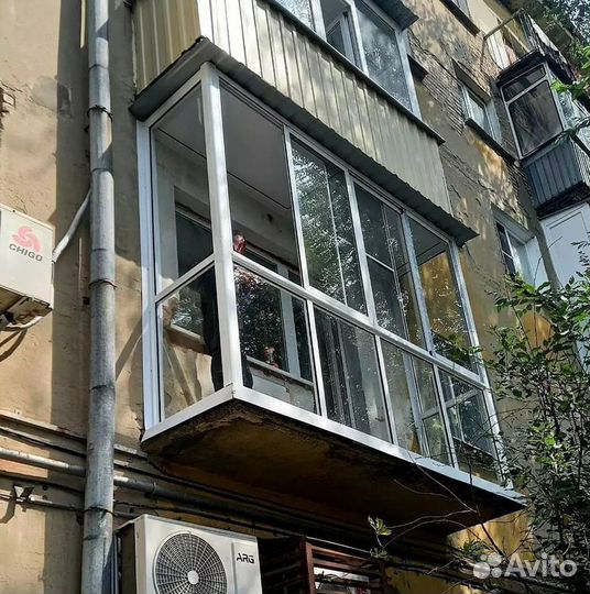 Остекленение балконов