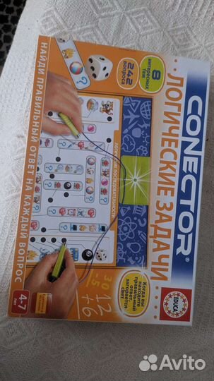 Логическая настольная игра Коннектор