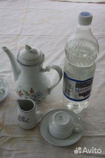 Фарфоровый детский кофейный сервиз