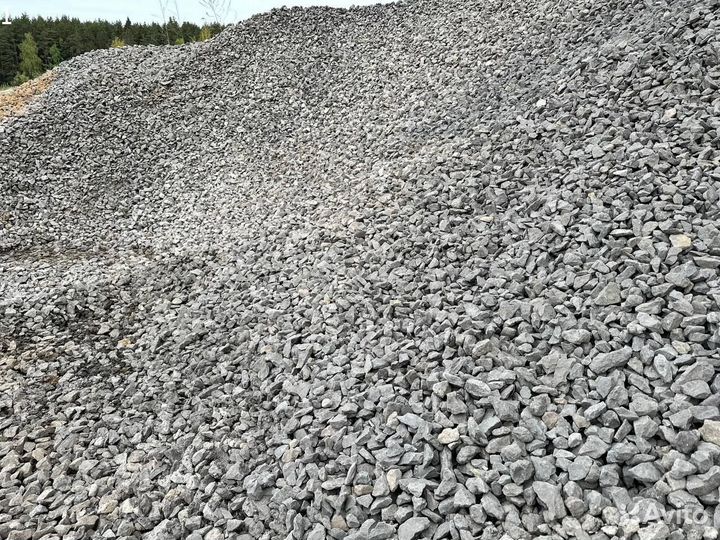 Щебень, песок