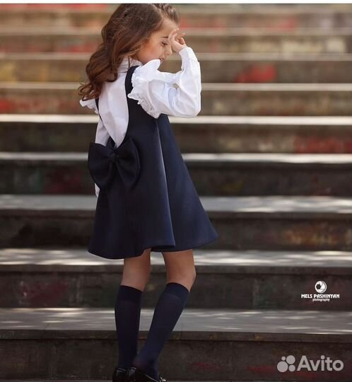 Сарафан и блузка на 7-8 лет