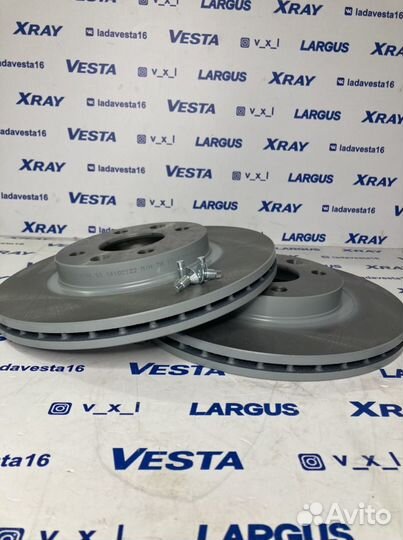 Тормозные диски передние Лада Веста Ларгус Рено Са