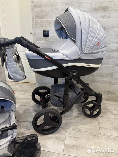 Коляска 3 в 1 Adamex в отл.сост