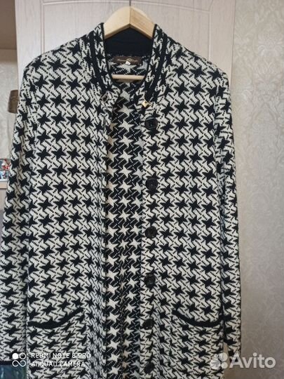 Кардиган женский длинный вязаный