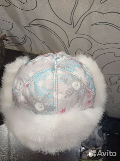 Шапка ушанка зимняя детская 4-8 лет