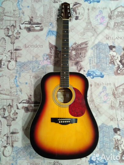 Акустическая гитара Naranda (санбёрст) + чехол