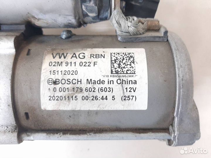 Стартер Skoda Octavia A8 2019