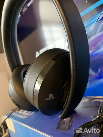 Беспроводные наушники sony PS4 gold