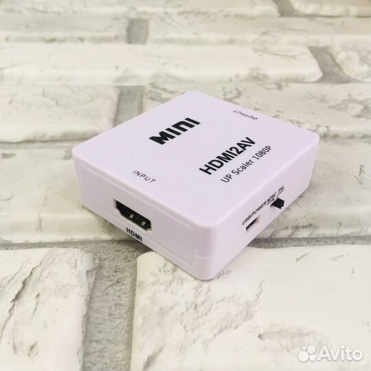 Конвертер переходник с hdmi на AV RCA