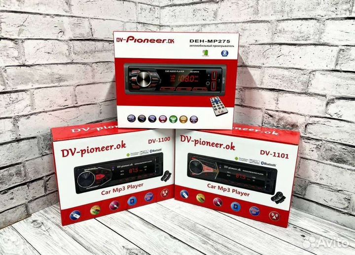 Автомагнитола с блютус Pioneer 1101