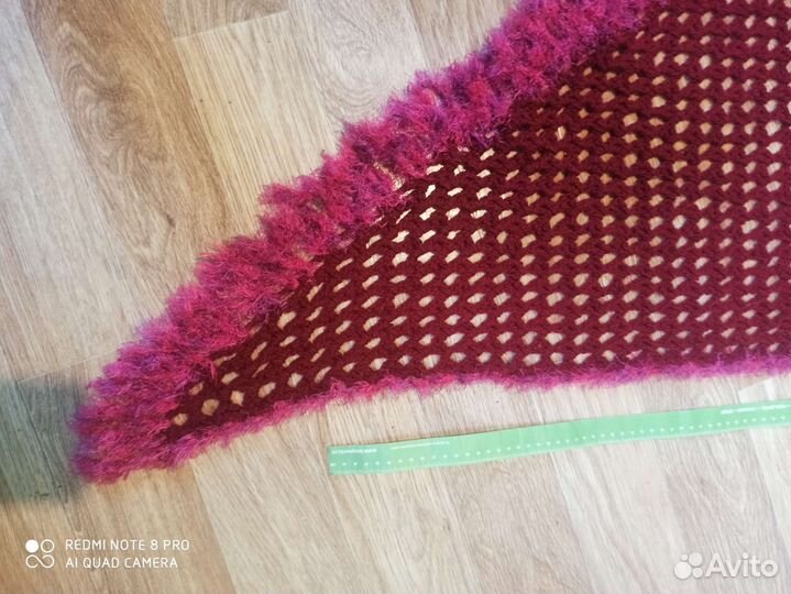 Платок-косынка-шарф ручной работы