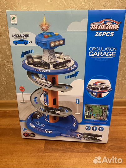 Полицейская парковка синий/ белый