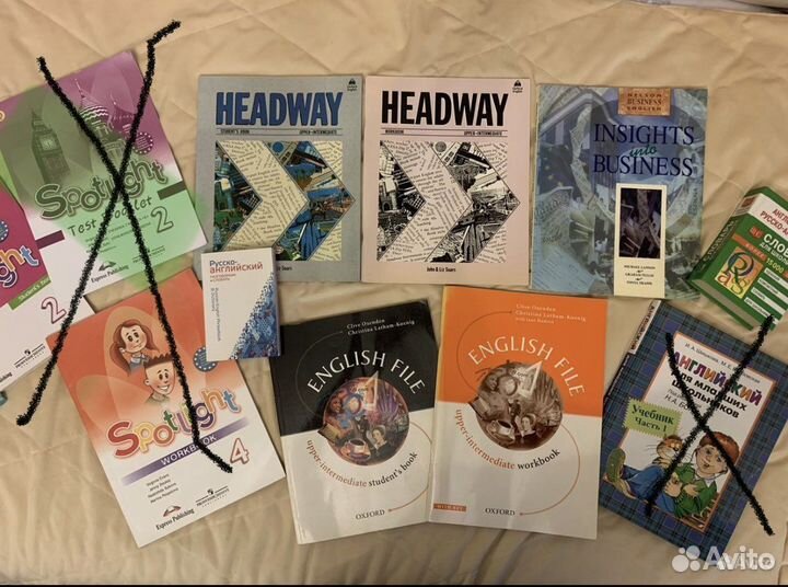 Учебные пособия, словари (английский язык)