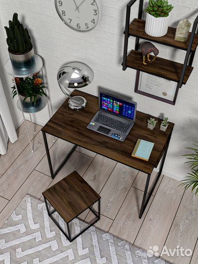 Стол письменный, Alonzo, Так Шоколад 100x58х77 см