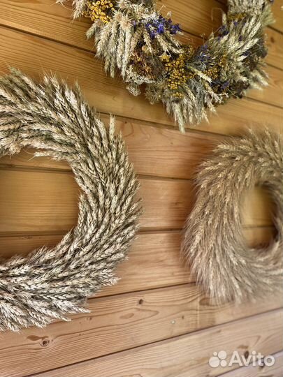 Венок из сухоцветов