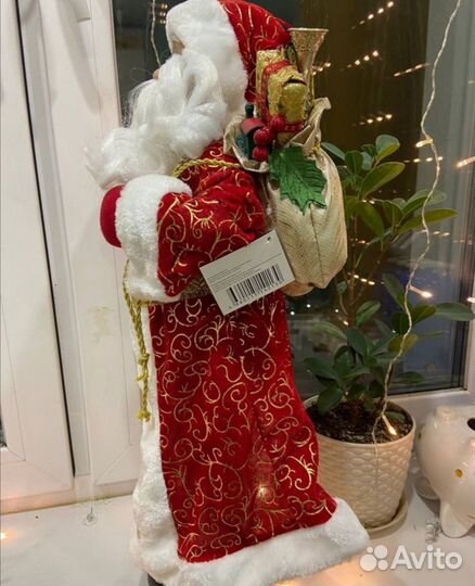 Фигура дед мороз 61см. Новый