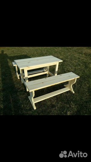 Стол 2ве лавочки