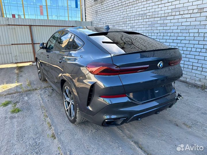 BMW X6 3.0 AT, 2020, битый, 67 000 км