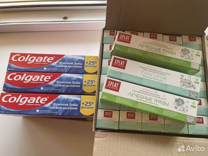 Зубная паста Colgate 125г Splat 80г