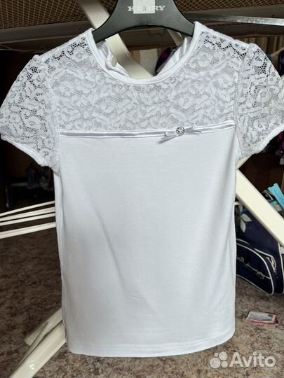 Кофта с коротким рукавом для школы