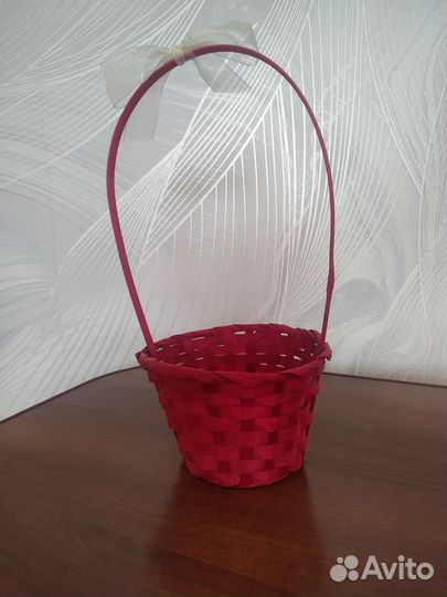 Корзина плетеная для цветов