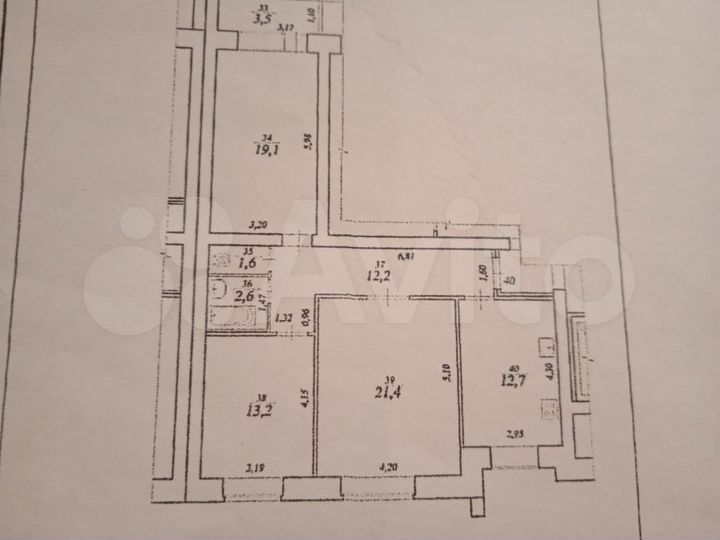 3-к. квартира, 83 м², 1/10 эт.