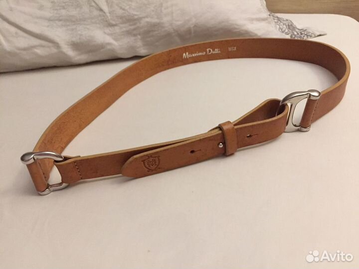 Ремень кожаный massimo dutti