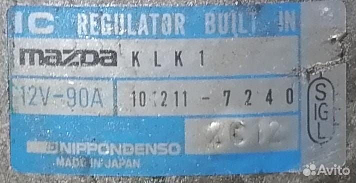 Генератор K8ZE Mazda Efini MS-6 MS-8 Cronos GE8P 1